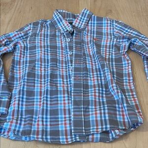 Southern Marsh Brown and Blue Plaid Button-Down Shirt
